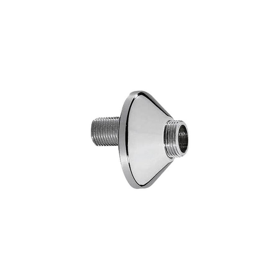 Set a 2st. S-koppeling 1/2"x3/4" verstelbaar 7,5mm incl. chroom rozetten