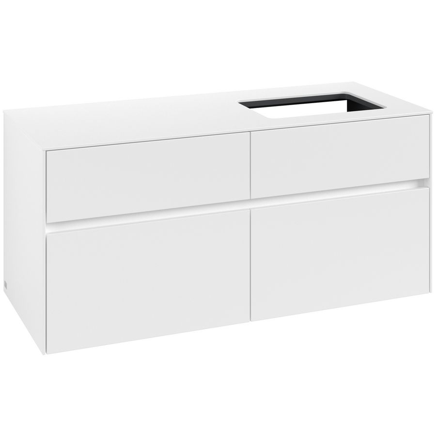 Wastafelonderkast Collaro 1200x548x500mm Wh.Matt C11400MS