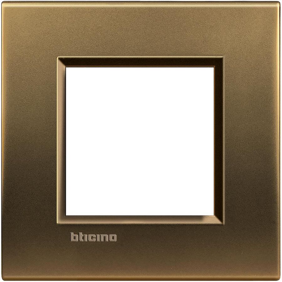 Afdekraam rechthoekig Brons 2 mod. Livinglight