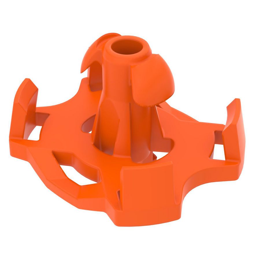 Adapter universeel 18x15x13mm Polyethyleen oranje VVE=100