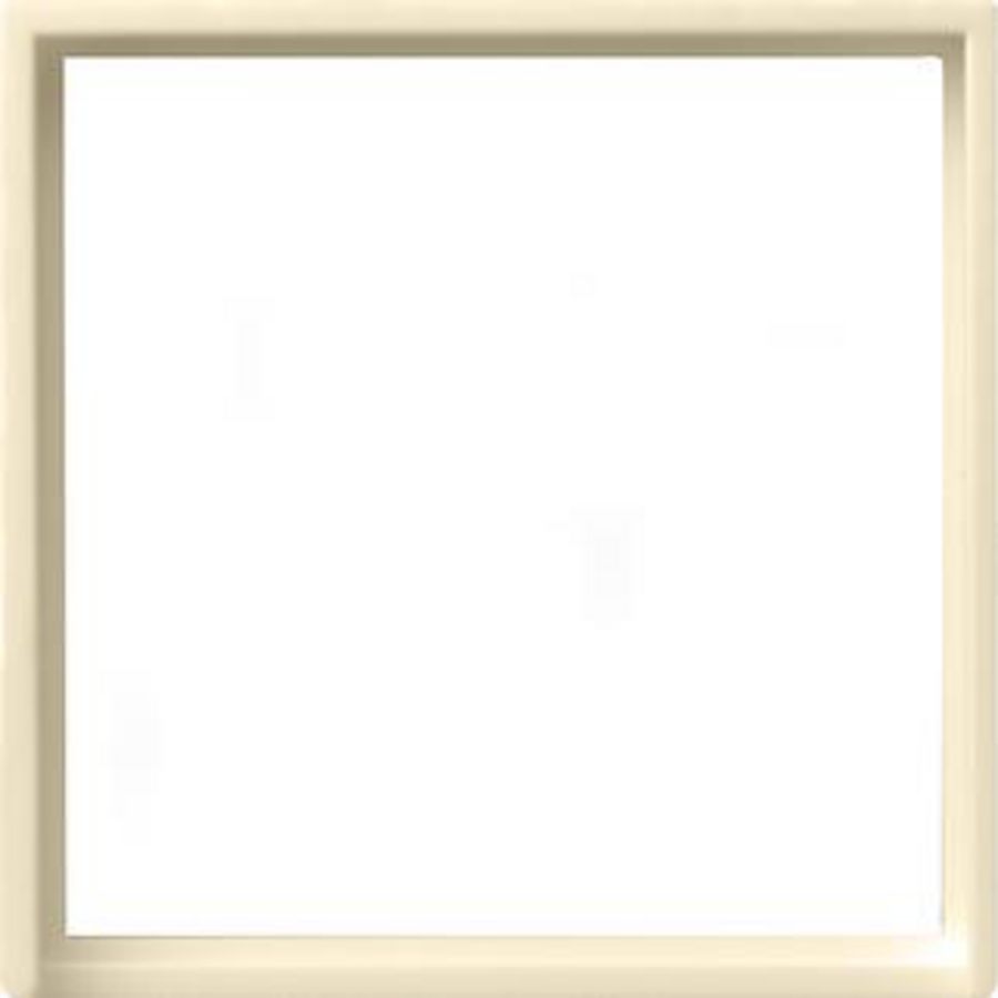 Adapterraam vierkant 50x50mm System 55 creme wit