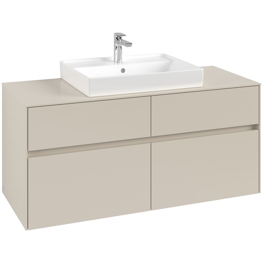 Wastafelonderkast Collaro 1200x548x500mm Cashmere Grey C081B0VN