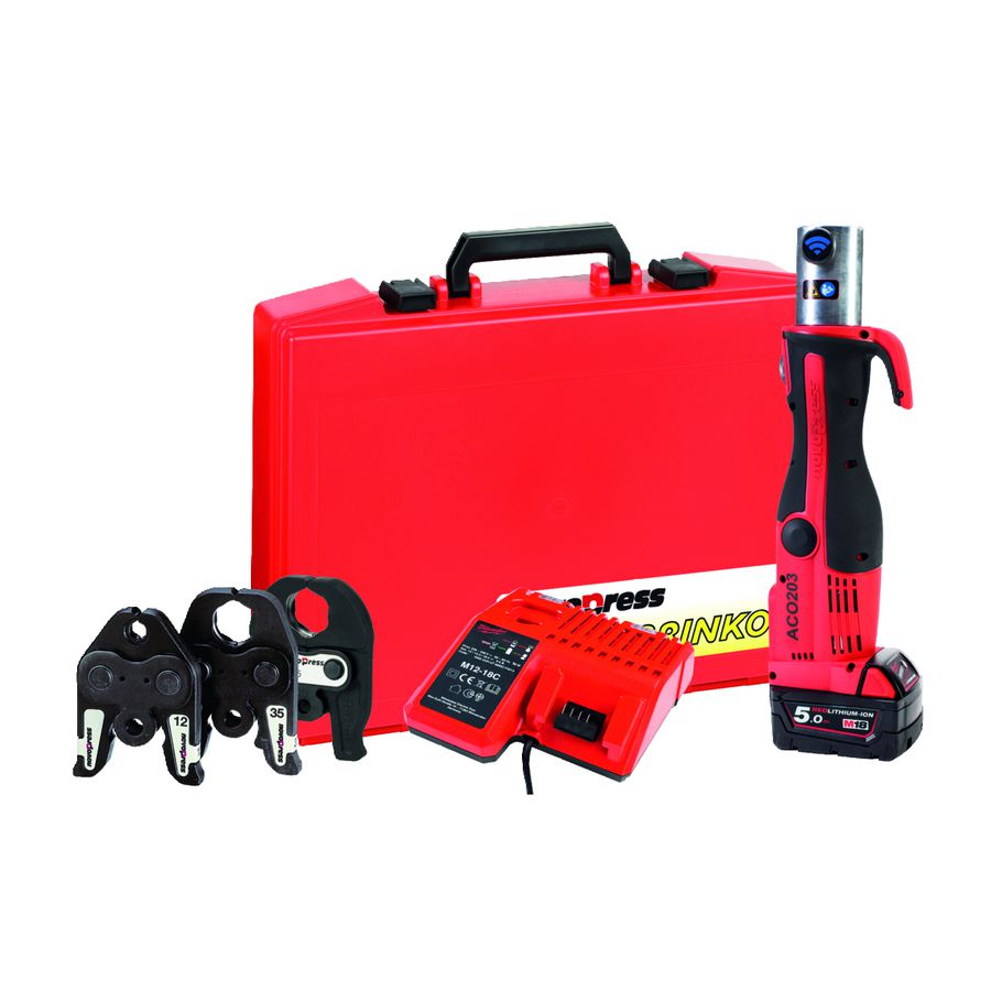 Accu-persmachineset ACO203 BT 40 Ah