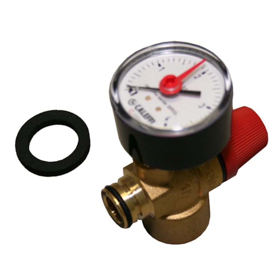 Veiligheidsventiel met manometer 7099030