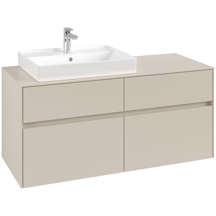 Wastafelonderkast Collaro 1200x548x500mm Cashmere Grey C08200VN