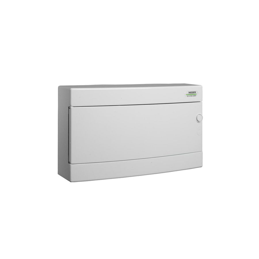 Installatiekast kunststof wit deur opbouw IP40 1 rij 18 mod