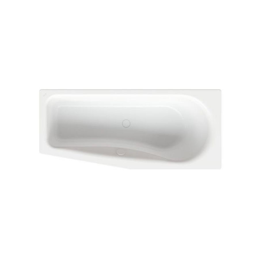 Ligbad staal geglazuurd BetteLuna 170x75/60cm LI wit AS antislip Sense