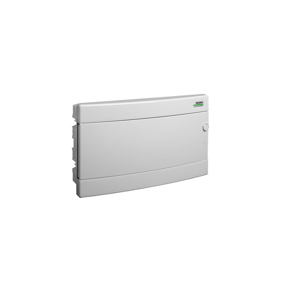 Installatiekast kunststof wit deur IP40 1 rij 18 modulen