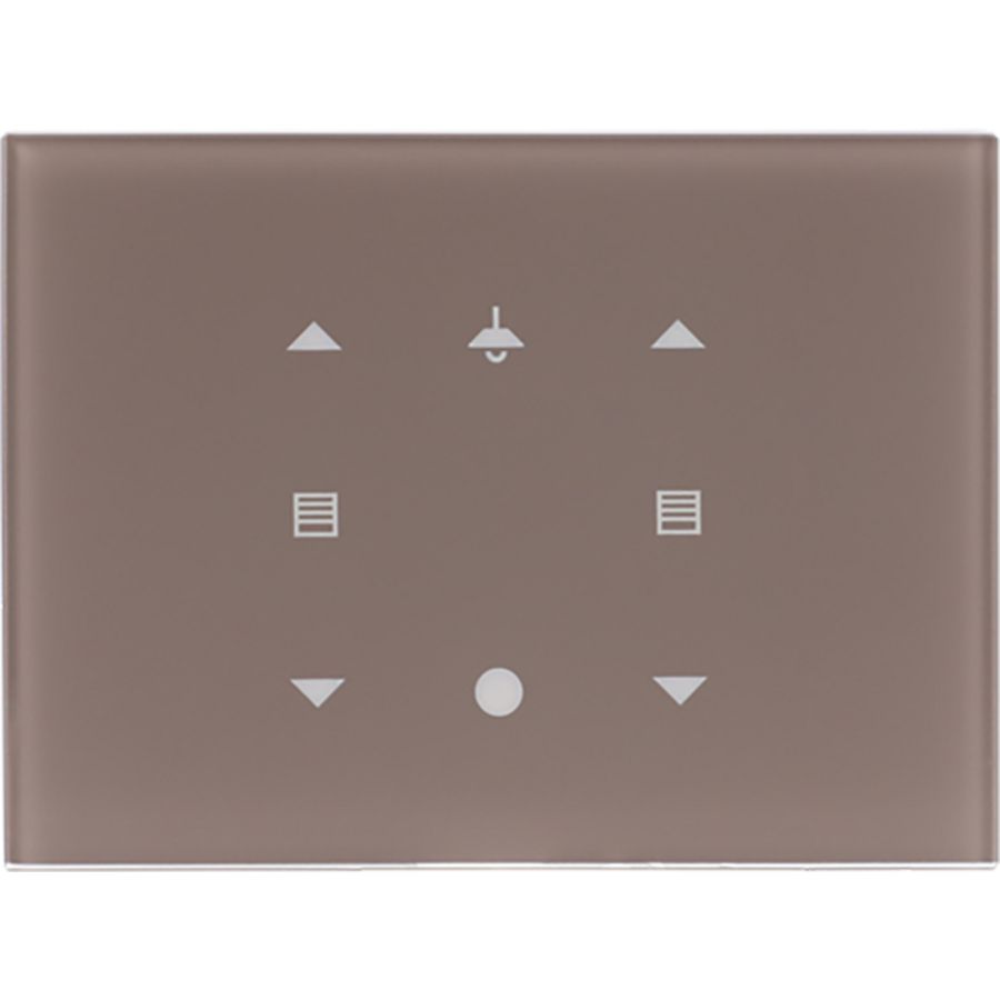 Glasstouch sensor KNX Tacteo 6 voudig (TB/U6.8.1-CG)