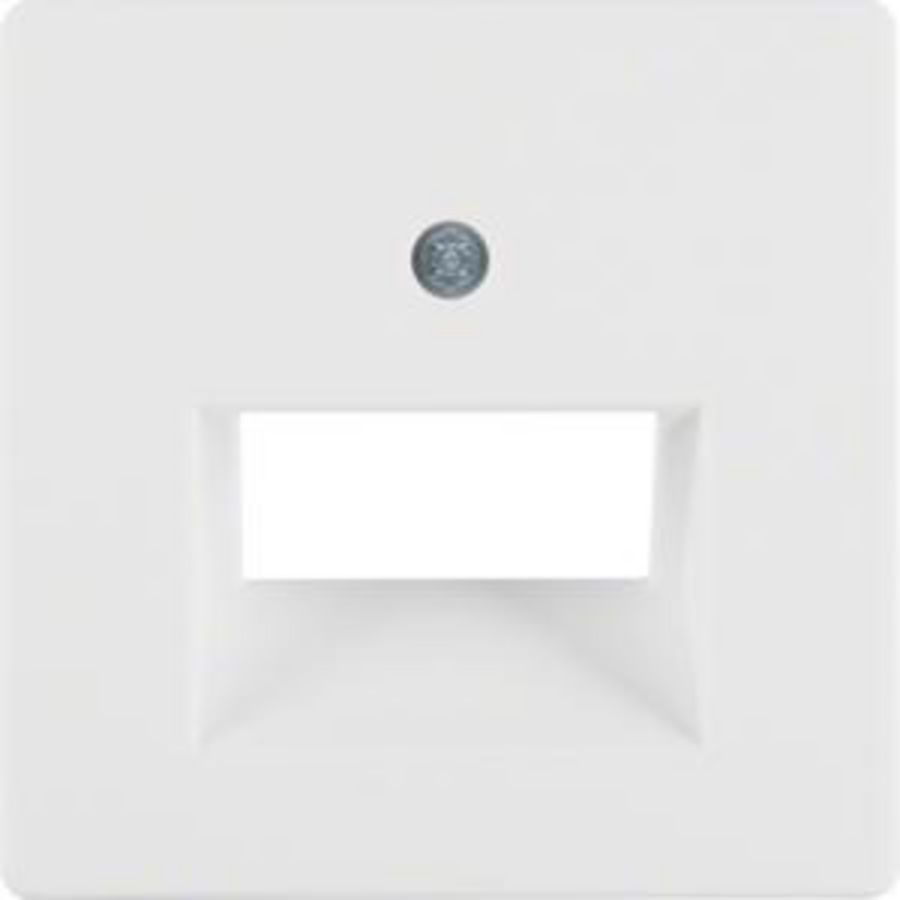 Centraaldoos RJ-datacontactd 2v 45° berker Q.1/Q.3/Q.7 polar wit