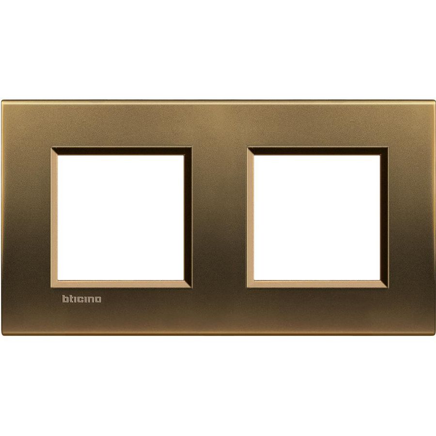 Afdekraam rechthoekig Brons 2x2 mod. Livinglight
