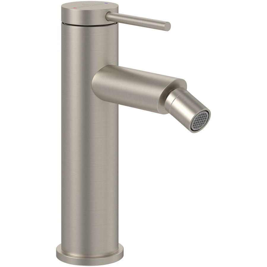 Eengreeps bidetkraan Loop & Friends Brushed Nickel Matt