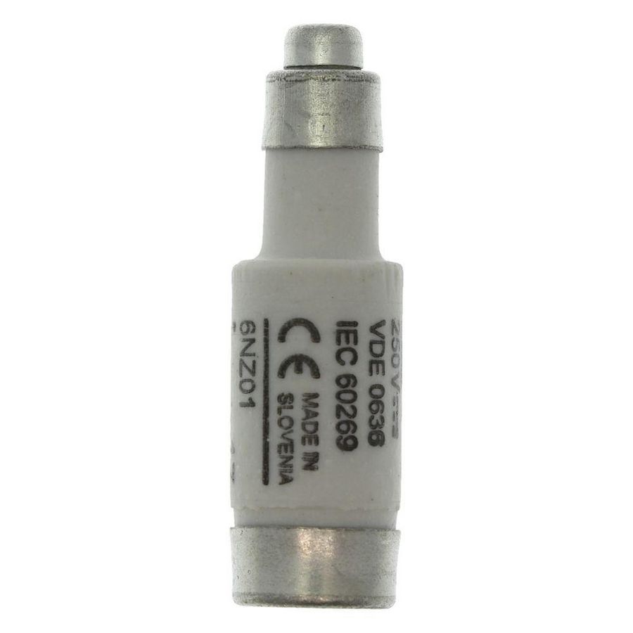 Zekering laagspanning 6A AC 400V D01 gL/gG IEC traag VVE=10