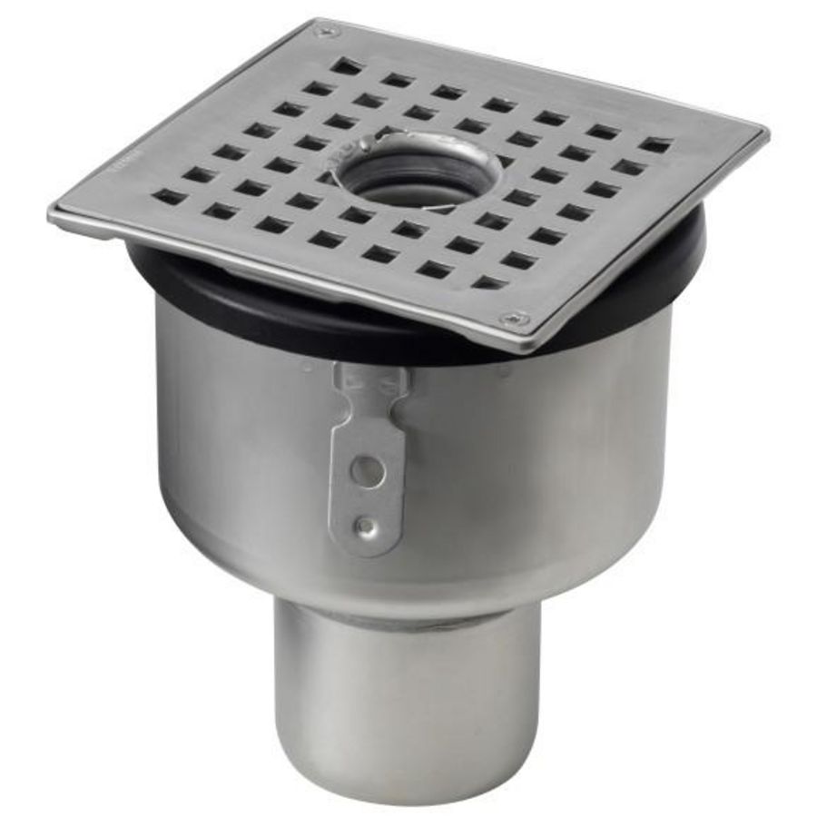 RVS304 vloerp v tegelvl 145x145mm 75mm verstel rst Vienna