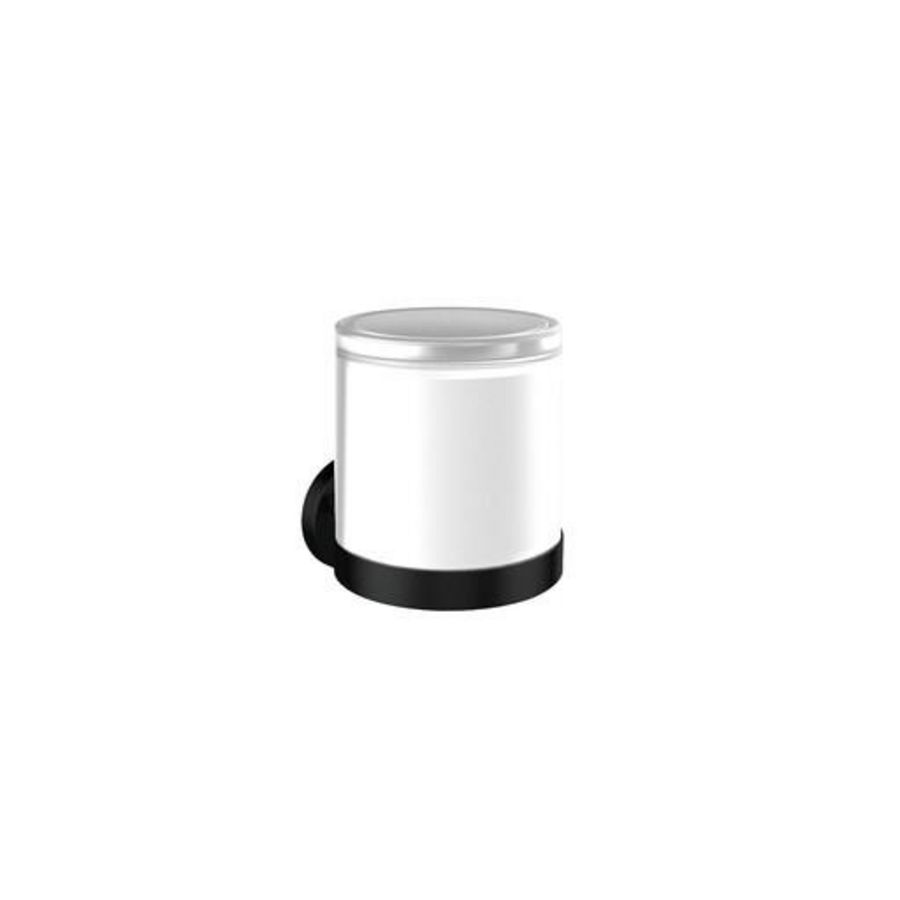 Round Zeepdispenser Sensor-Gestuurd Kristalglas Gesati Zwart