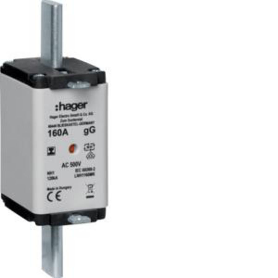 Mespatroon NH1C 160 A 500 V gG combimelder geisoleerd VVE=3