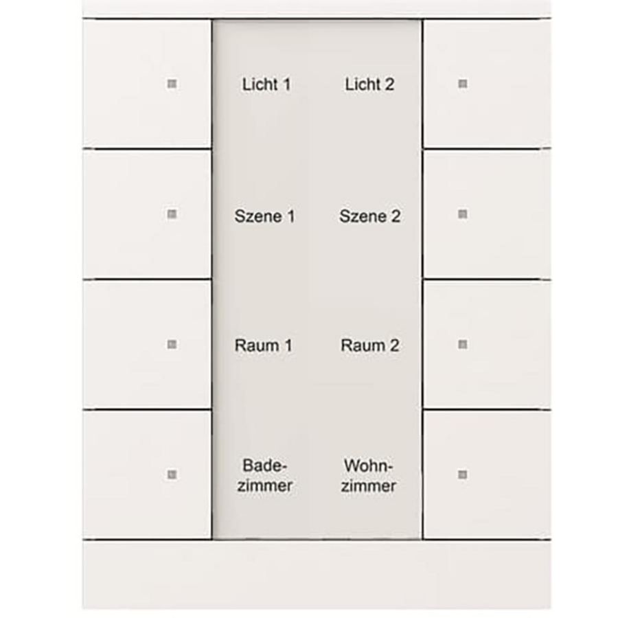 Bedienings sensor KNX - ClimaEco Wit 8f (SB/U8.0.11-84)
