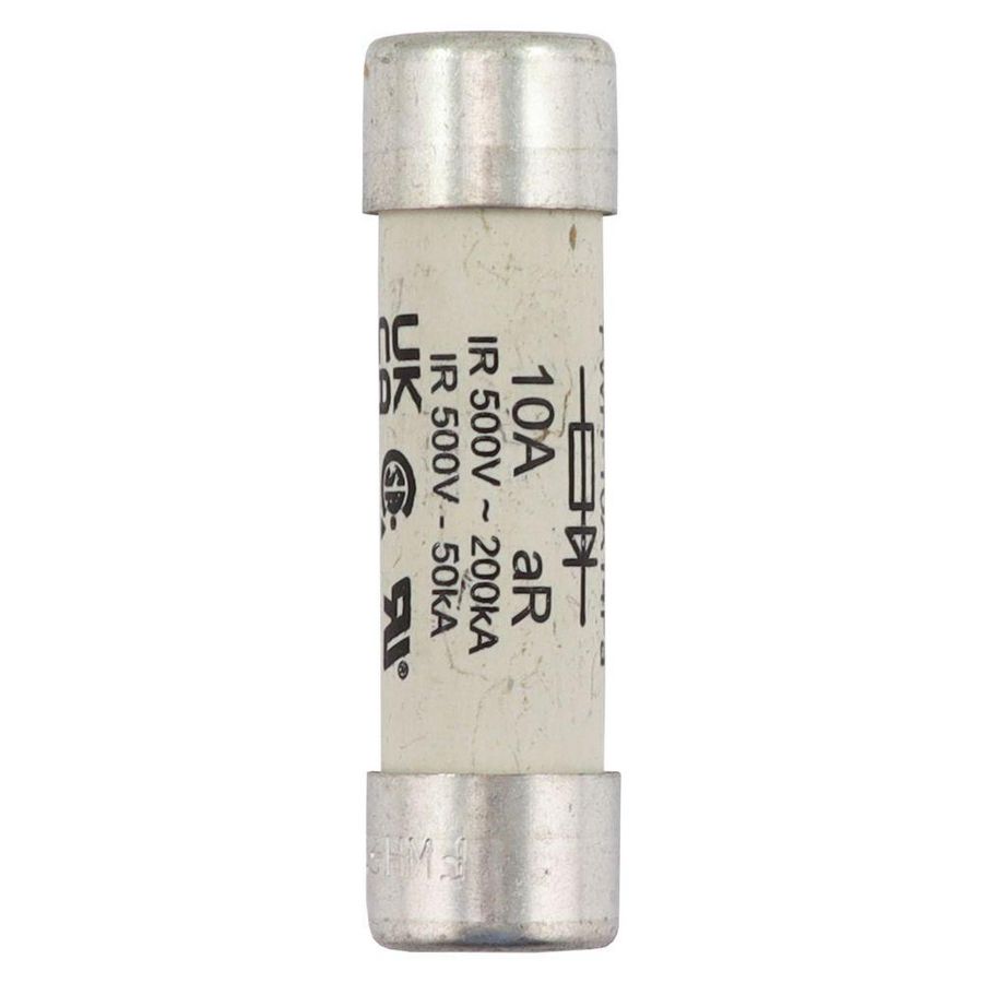 Zekering hoge snelheid 10A AC 500V 50kA 14x51mm aR UL VVE=10