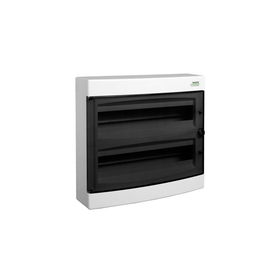 Installatiekast transparant deur opb. IP40 2 rijen PNS 2x18T