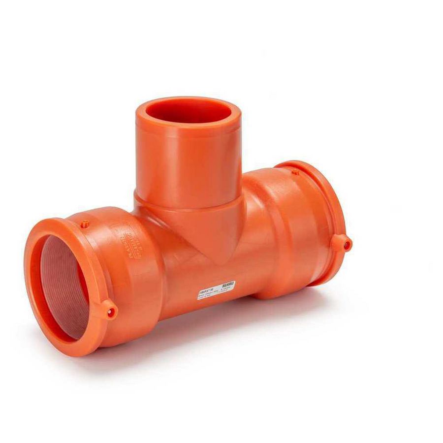 T-stuk FUSAPEX 2.0 PE-X elektrolasfitting 50mm oranje