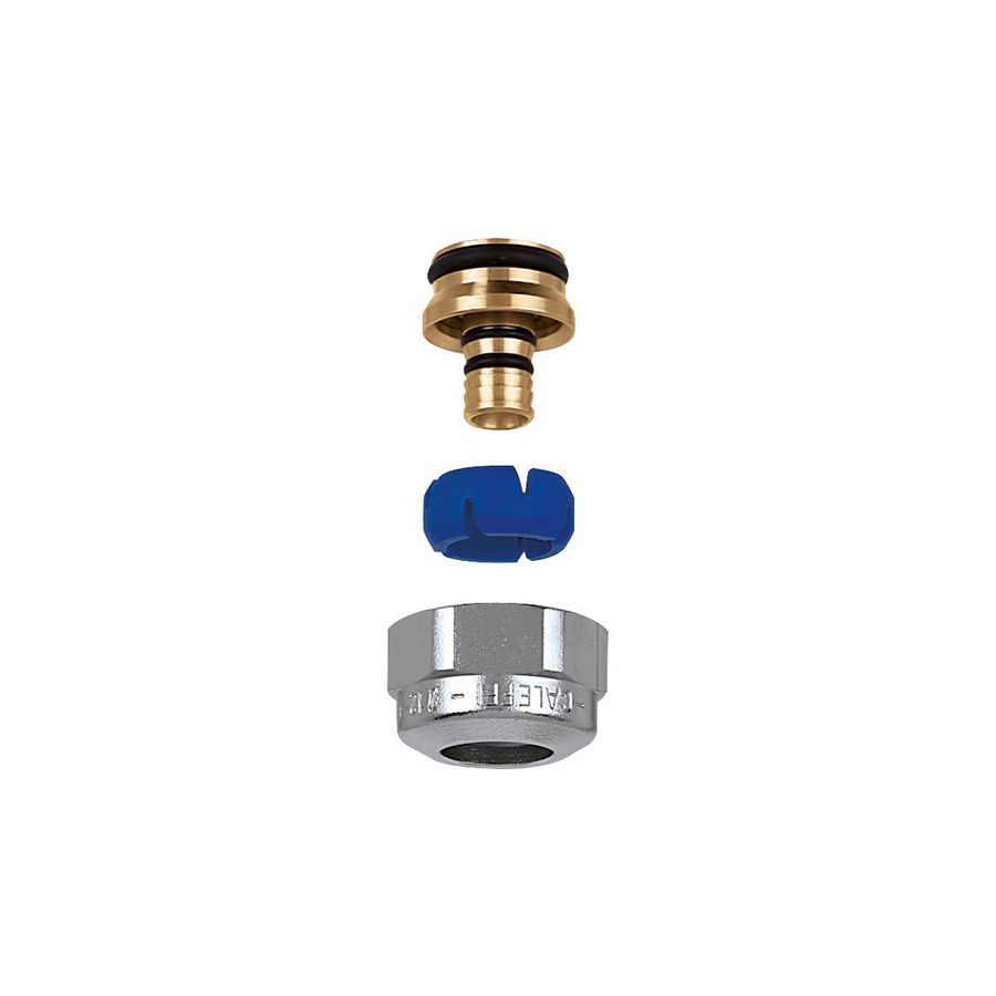 Koppeling Darcal 681 M23x1,5 v. kunststofbuis 11,5-12mm/14-16mm chroom