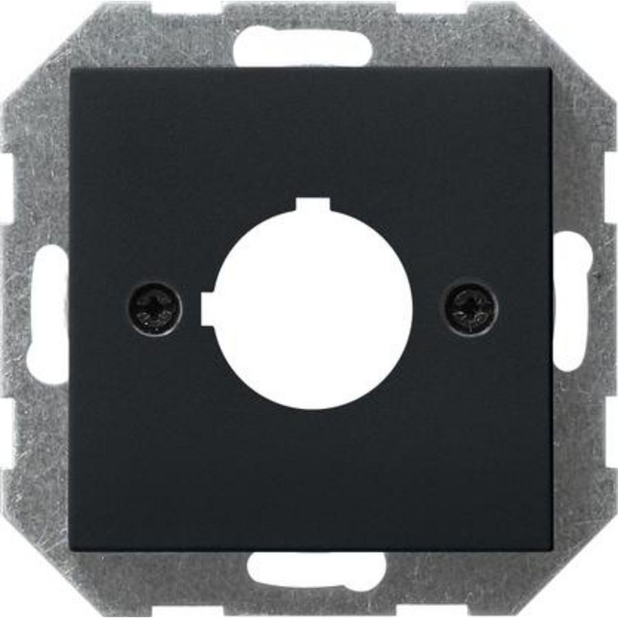 Afdekking draagring apparaten Ø22,5mm System 55 zwart m