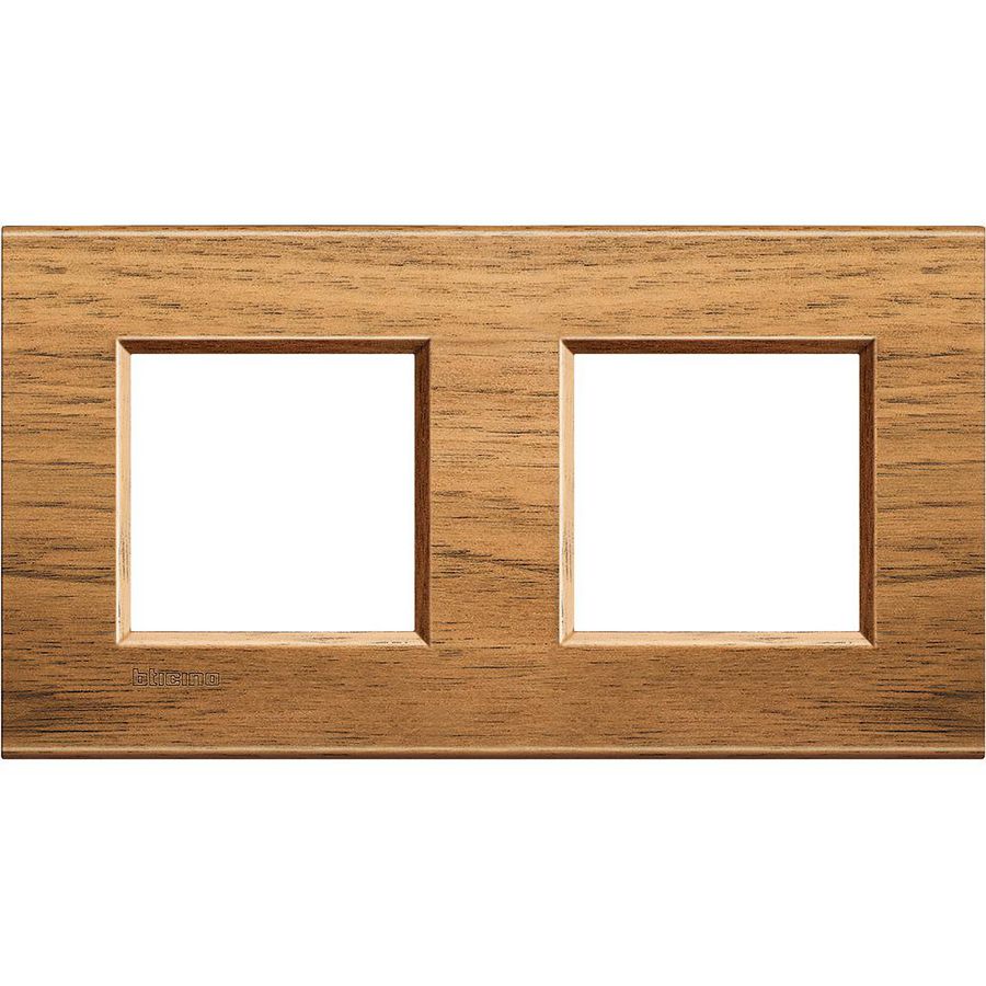Afdekraam rechthoekig walnoot 2x2 mod. Livinglight