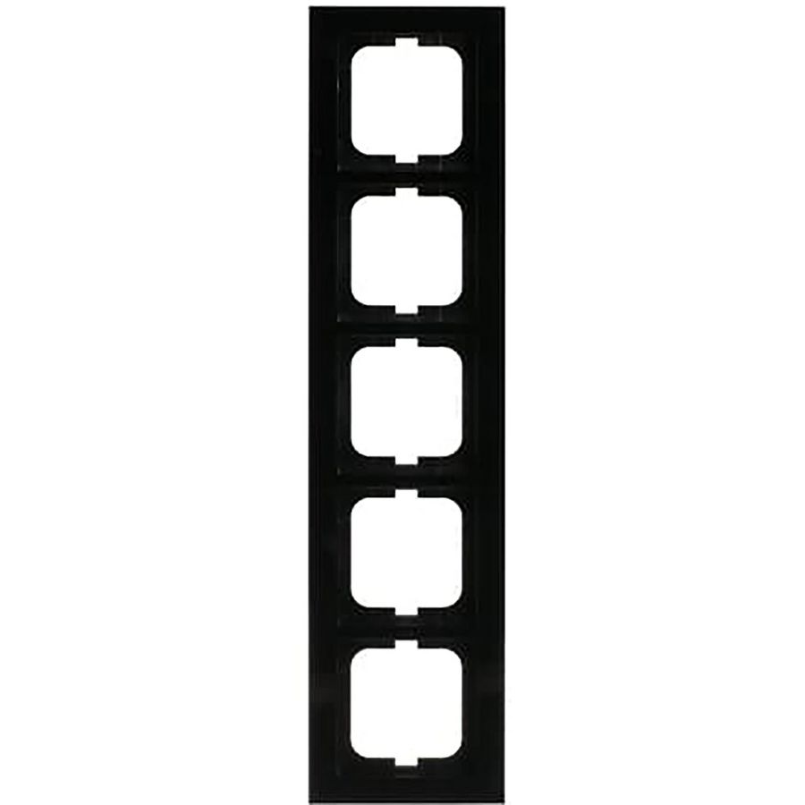 Afdekraam 5v ax-zwart (1725-281)
