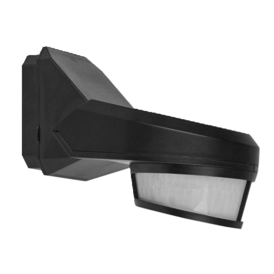 Bewegingsmelder 230V 16m 300gr. IP54 opbouw zwart