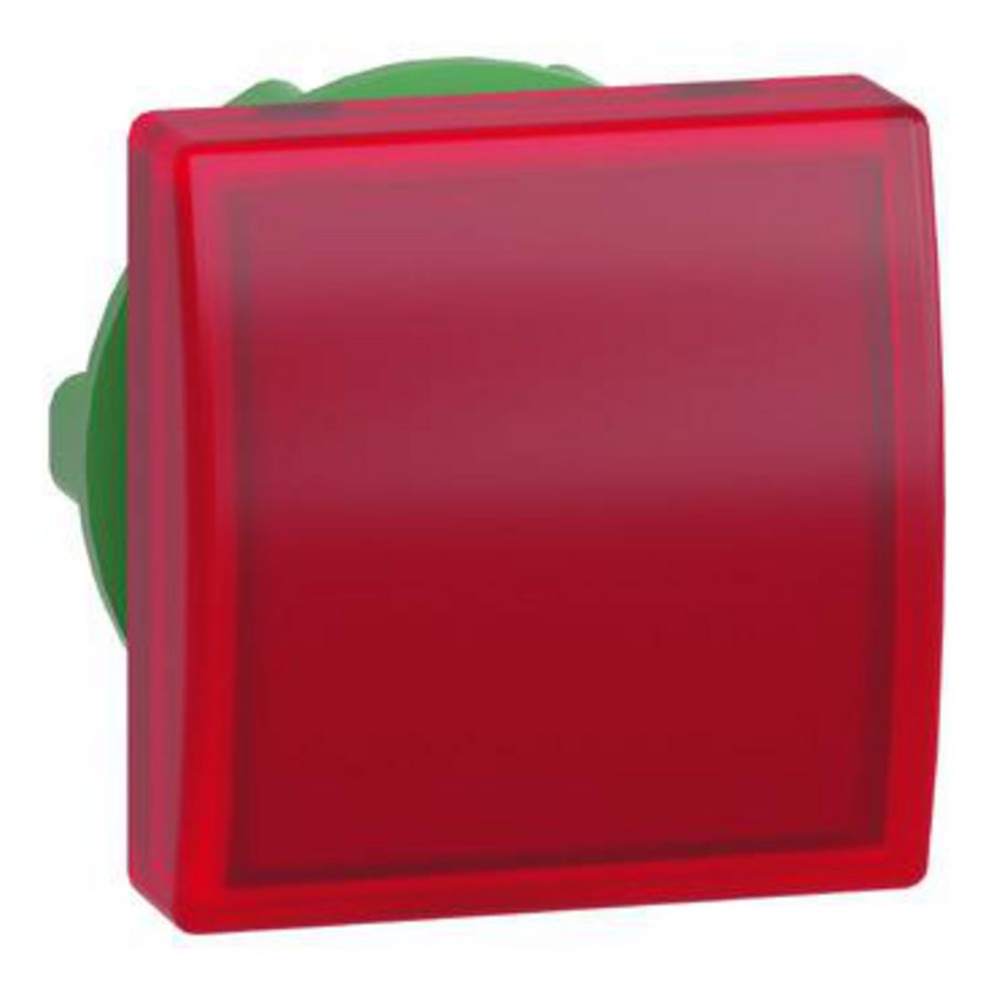 Kop voor signaallamp Vierkant Ø22mm LED Rood Harmony XB5