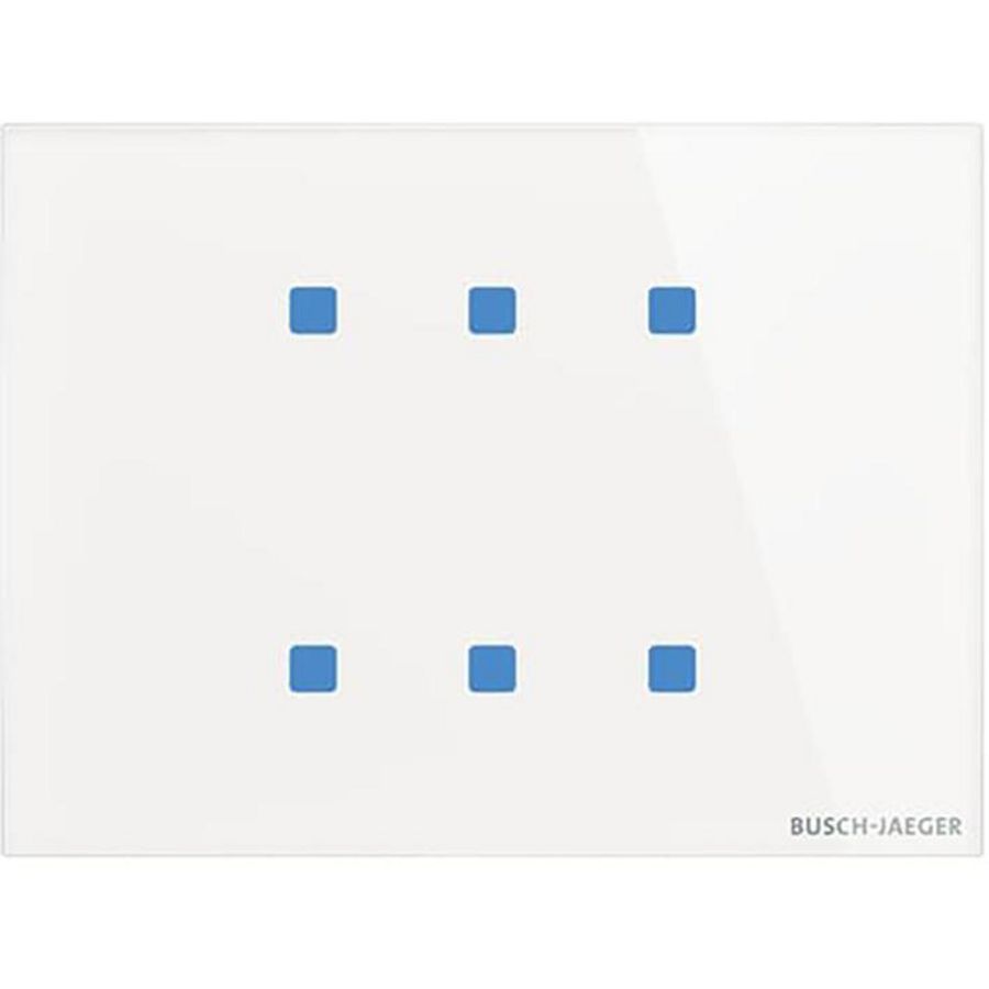 Glasstouch sensor KNX Tacteo 6 voudig (TB/U6.8.11-CG)