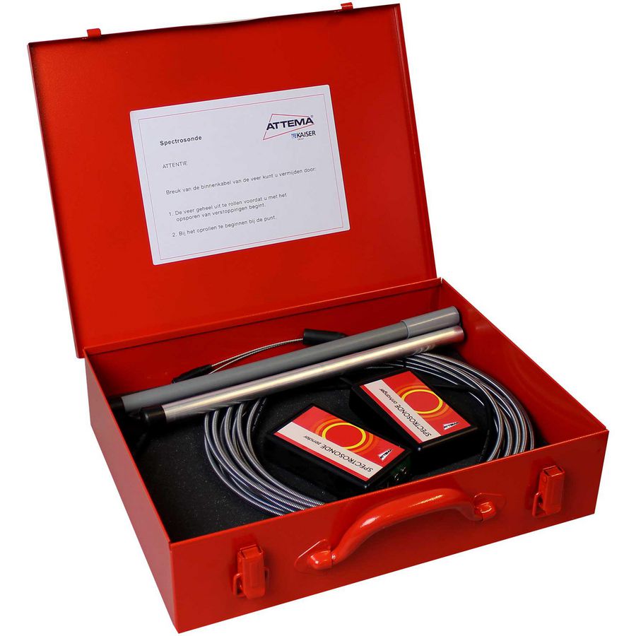 Opsporingsinstrument voor leidingverstoppingen spectrosonde