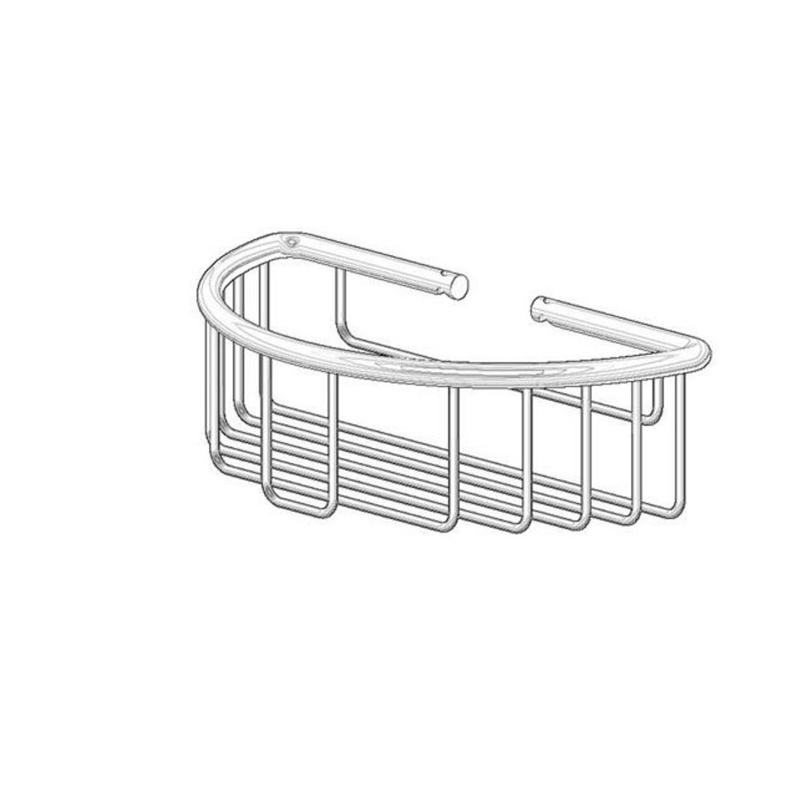 Korf v. wandmontage 196x99x57mm Platina gebors.