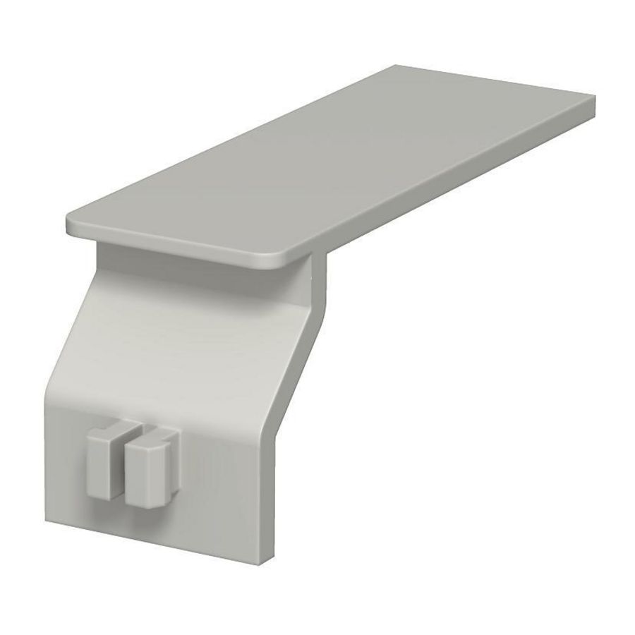 Draadhouderbrug voor LK4 Polystyrol steengrijs VVE=100