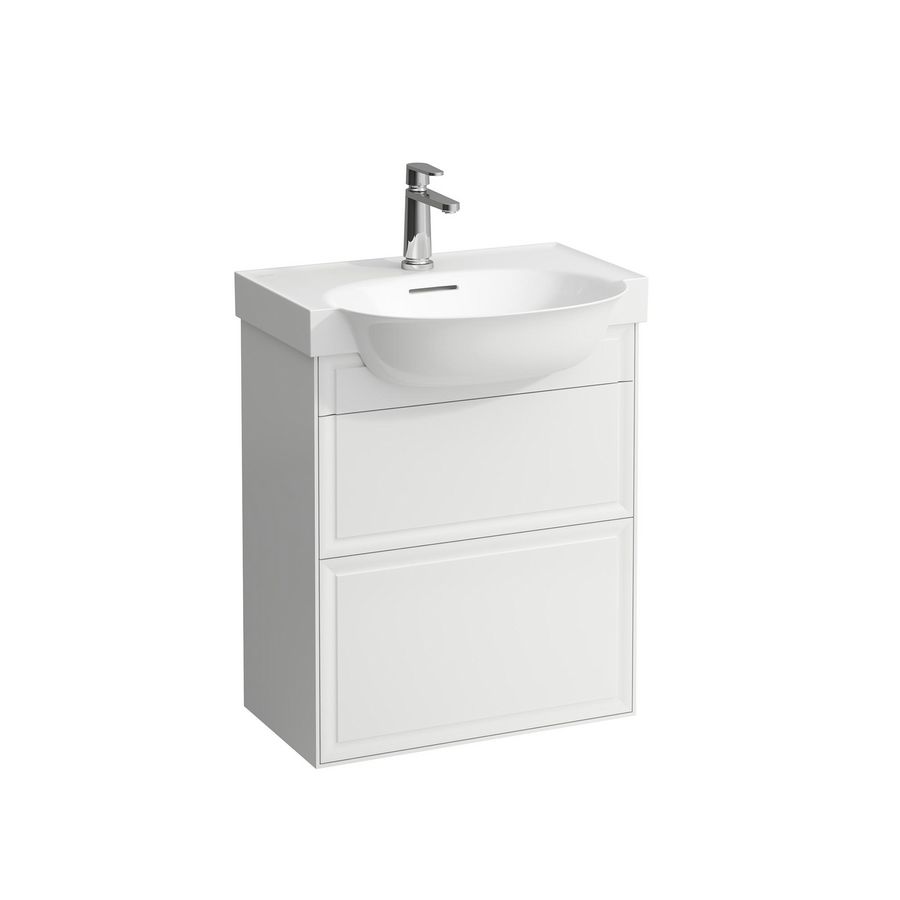 Wastafel Onderkast H813853 2 Laden H670/W580/D320Mm Blan