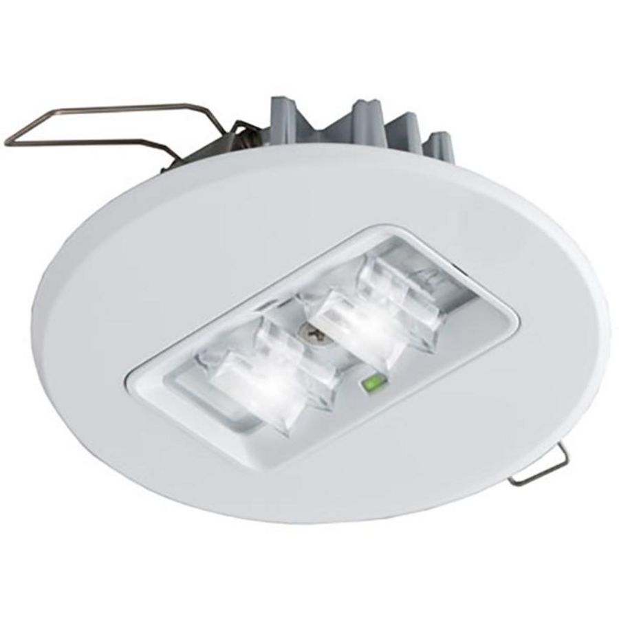 Decentraal 2W rond wit inbouw led armatuur 7TCA091160R0337