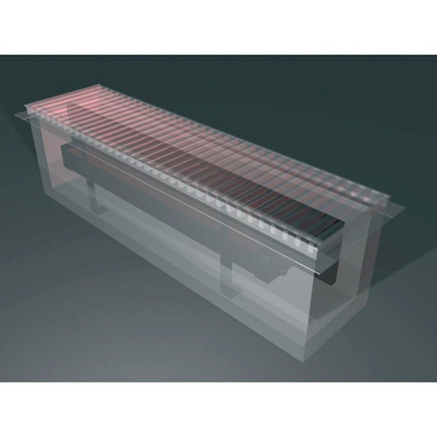 Convectorput Metro 2400x280x620mm waterdicht 2418W