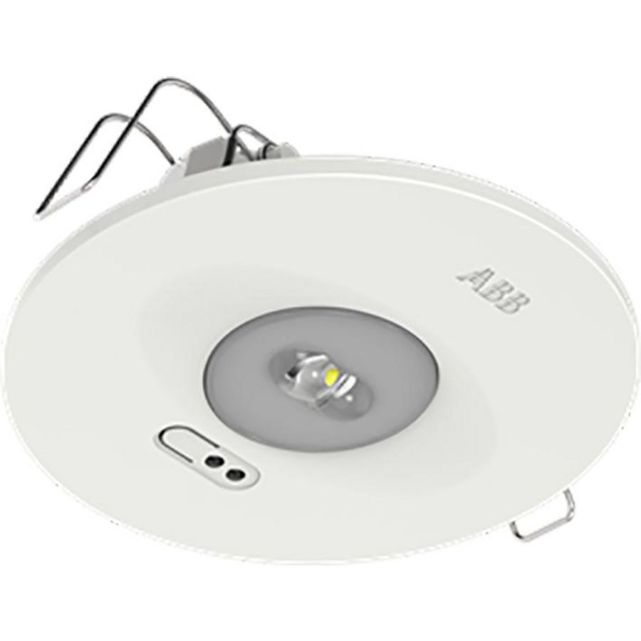 Decentraal 3 urig wit continu inbouw adresseerbaar armatuur