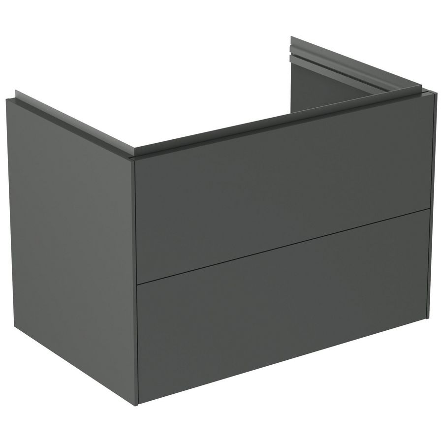 wastafelmeubel 800x505x555mm m 2 laden matt anthracite T4574