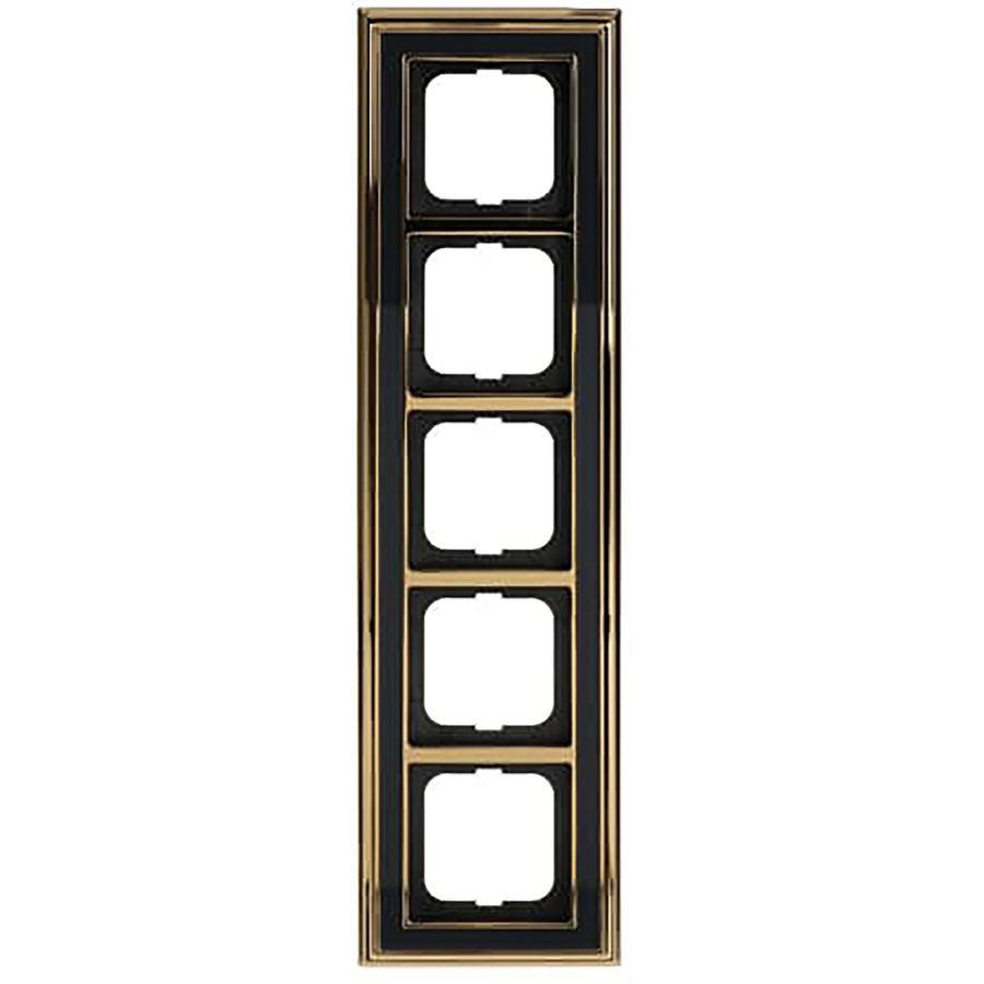 Afdekraam 5v dynasty messing antraciet (1725-835)