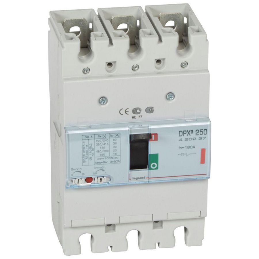 Vermogensschakelaar 250 Thermomagn. 160A 3-polig 36kA DPX3