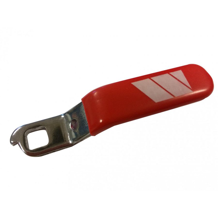 Hendel voor Keerklep TBE-EA staal Logo rood