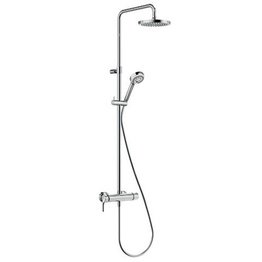 Logo 3s dual shower system eengrps chroom