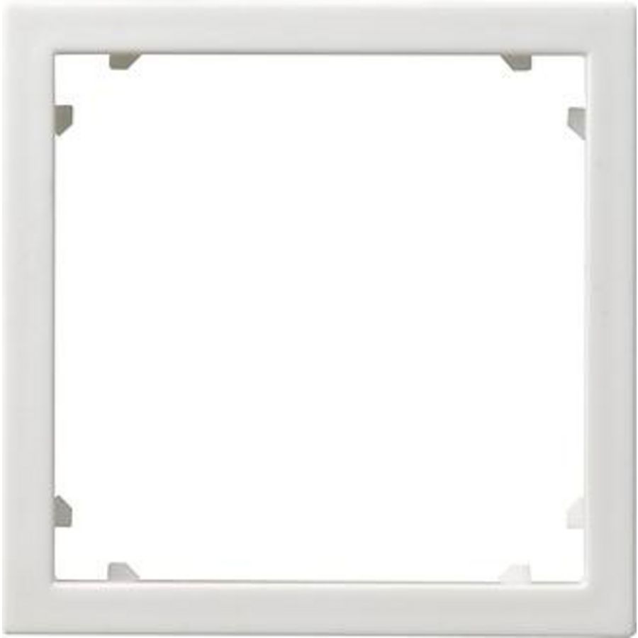 Adapterraam vierkant 45x45mm System 55 zuiver wit
