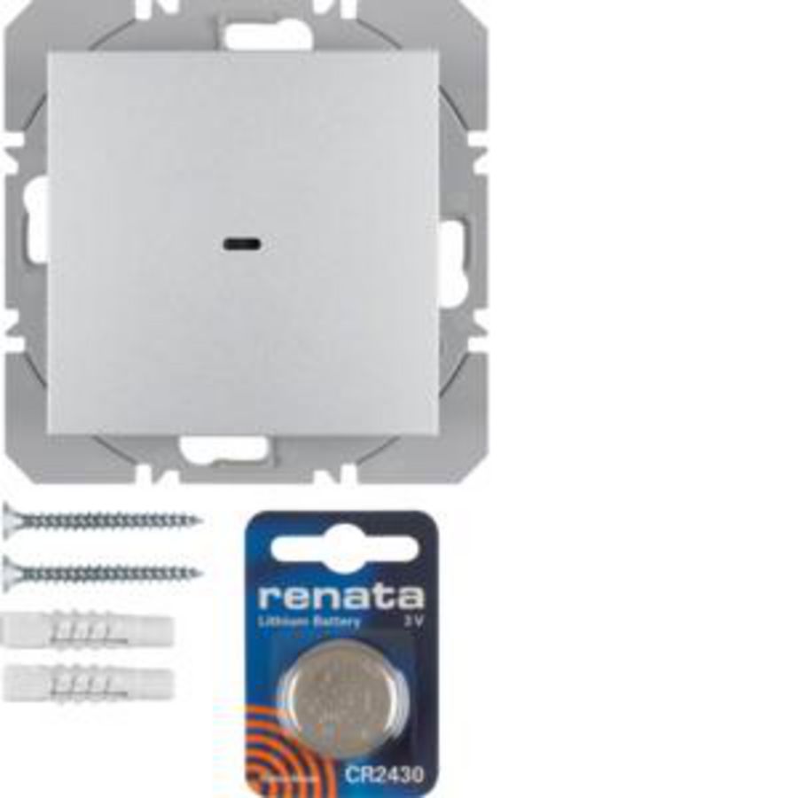 Vlakkewandzender KNX-RF 1-v batterij berker S.1/B.3/B.7