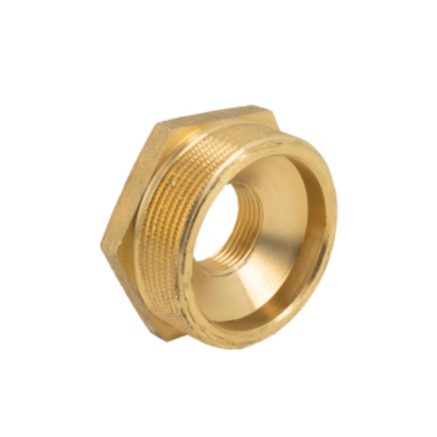 Verloopring messing 2" bt. x 3/4" bn.