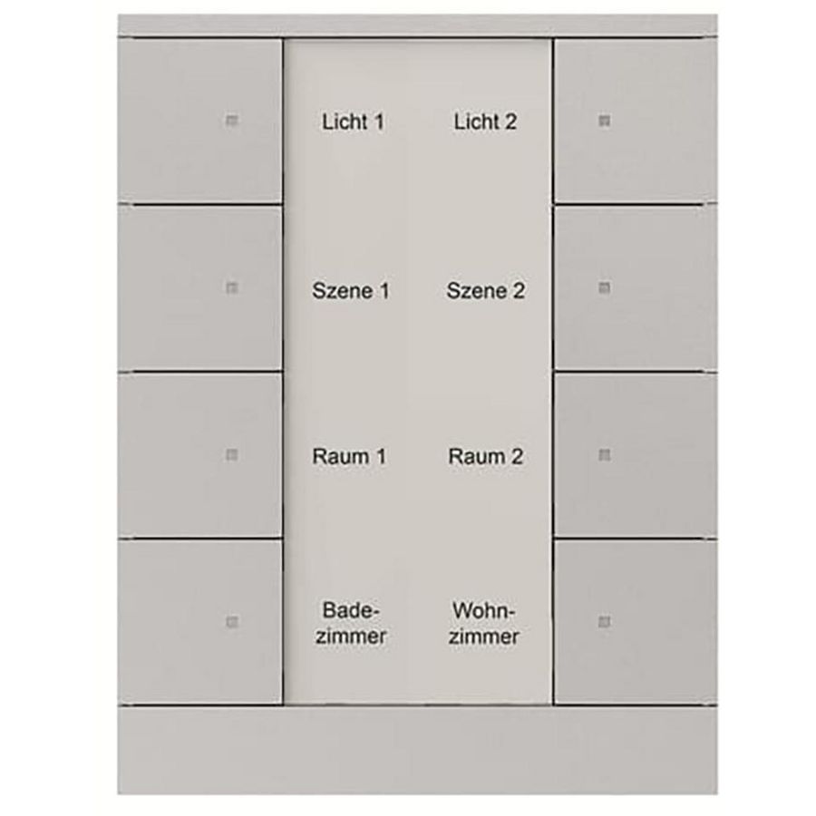 Bedienings sensor KNX - ClimaEco Alu zilver 8f (SB/U8.0.11-83)