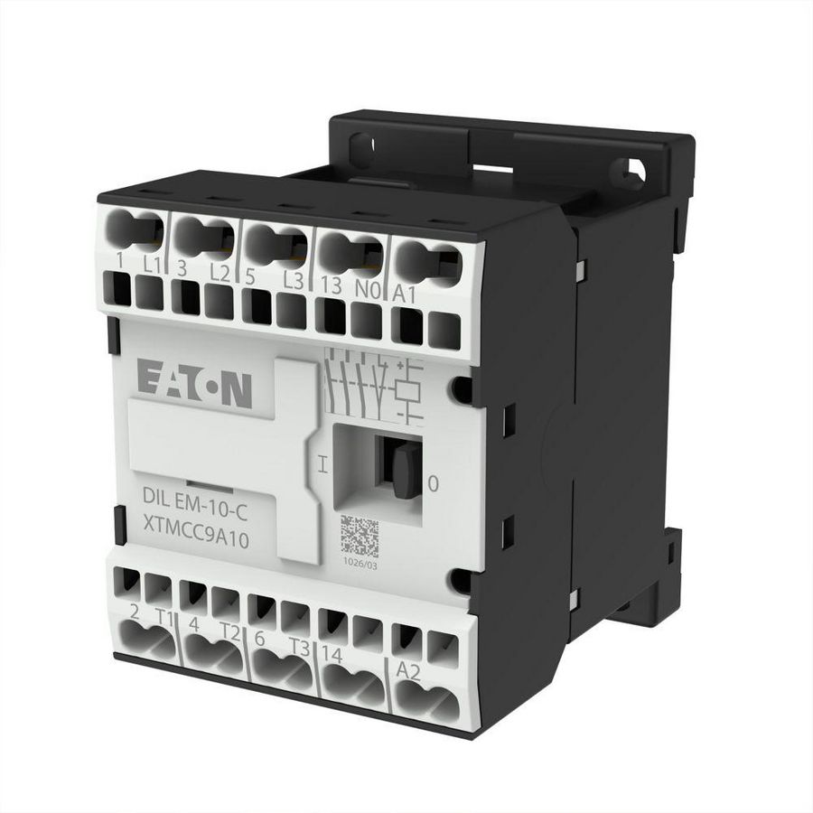 Magneetschakelaar DILEM-10-C(230V50/60HZ) 4kW 1m,0v veerklem