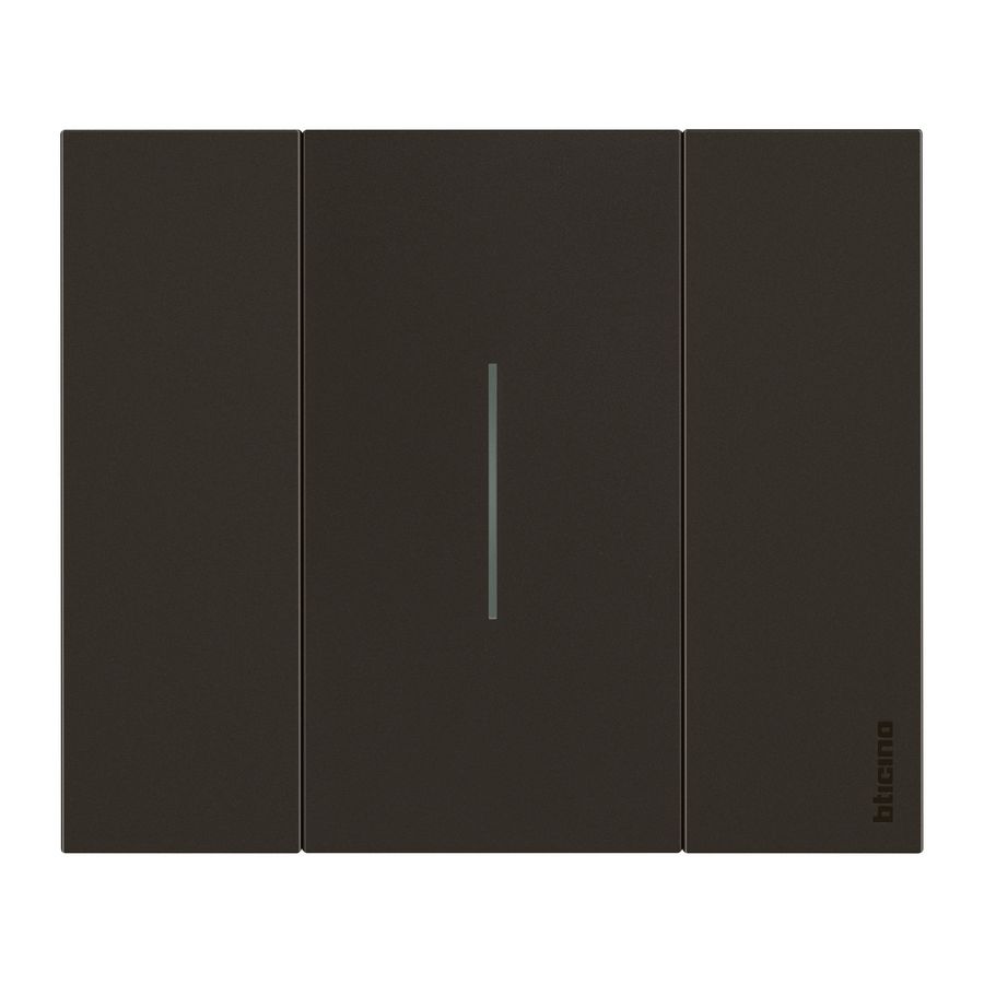 Afdekplaat 2 modulen zwart K4702 LivingNow VVE=5