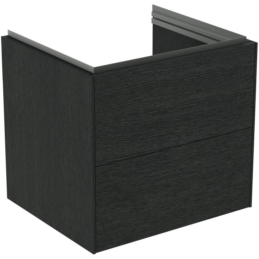 conca wastafelmeubel 600x505x555mm m 2 laden smoked oak T457